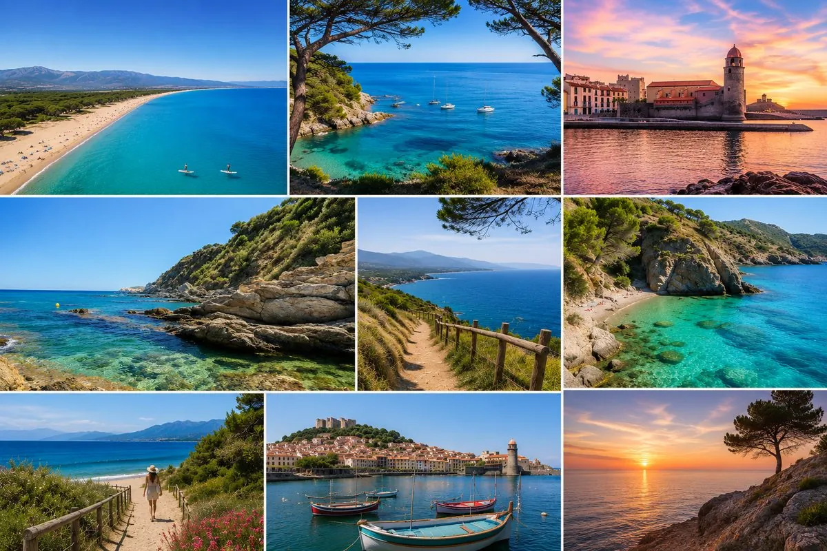 La Côte Vermeille et les plages
