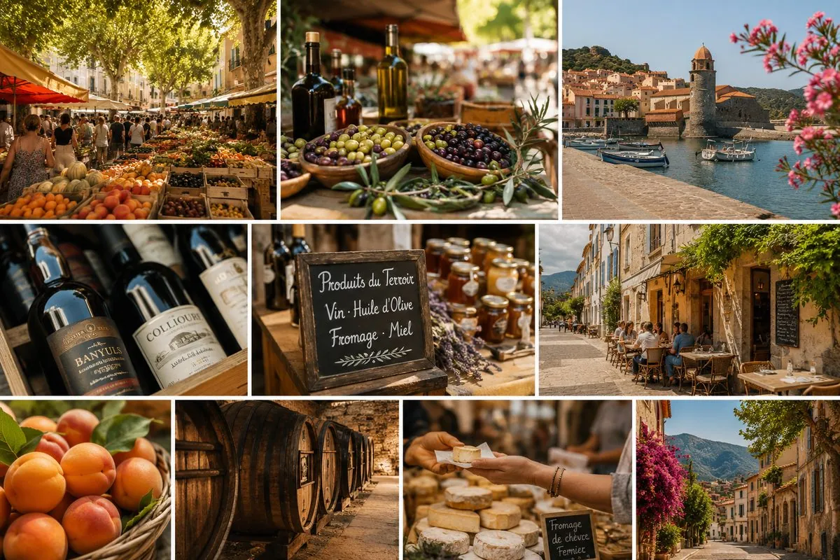 Marchés, vins et produits du terroir catalan